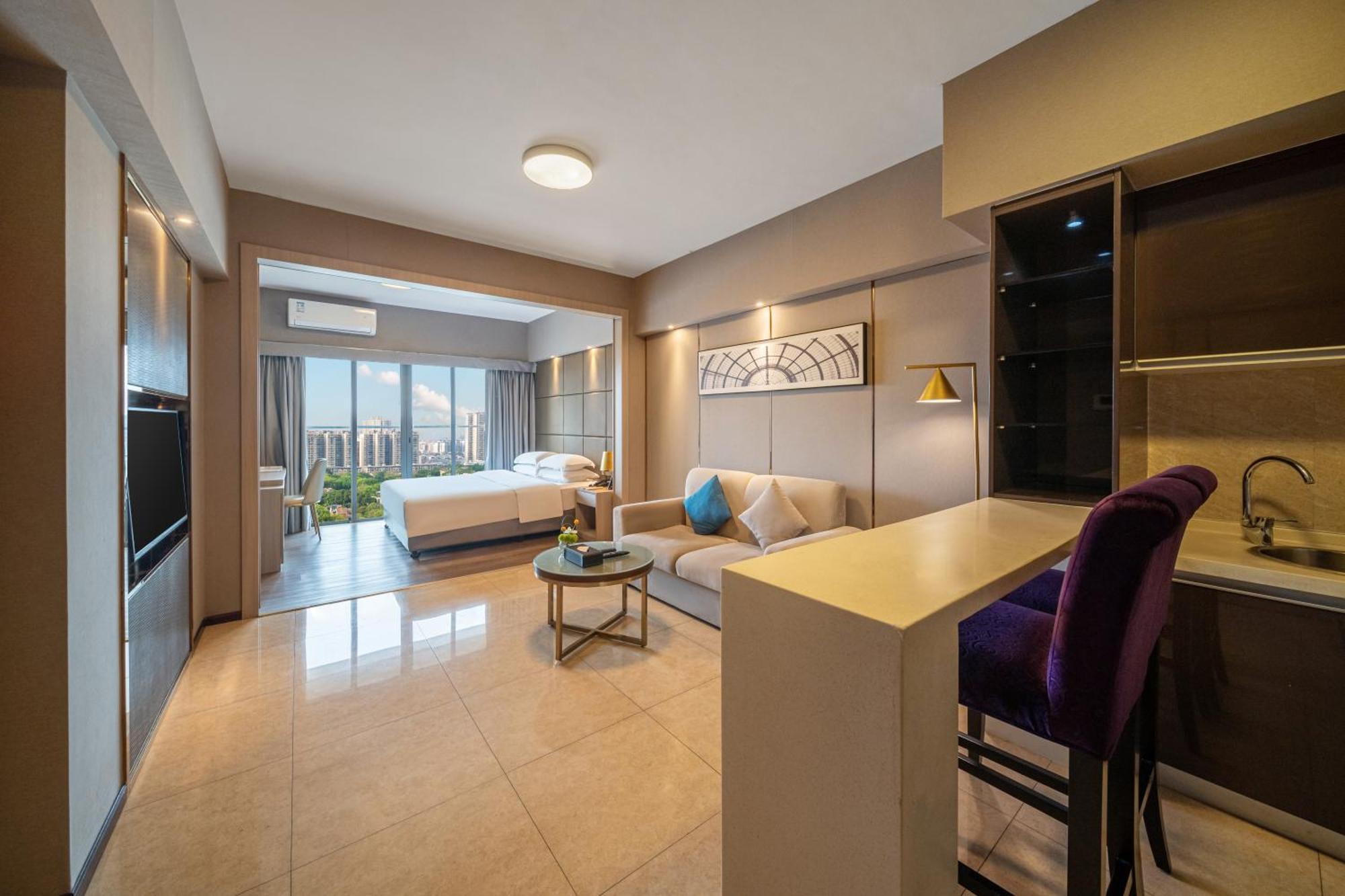 Foshan Poltton International Serviced Apartment-Canton Fair Free Shuttle Bus Buitenkant foto