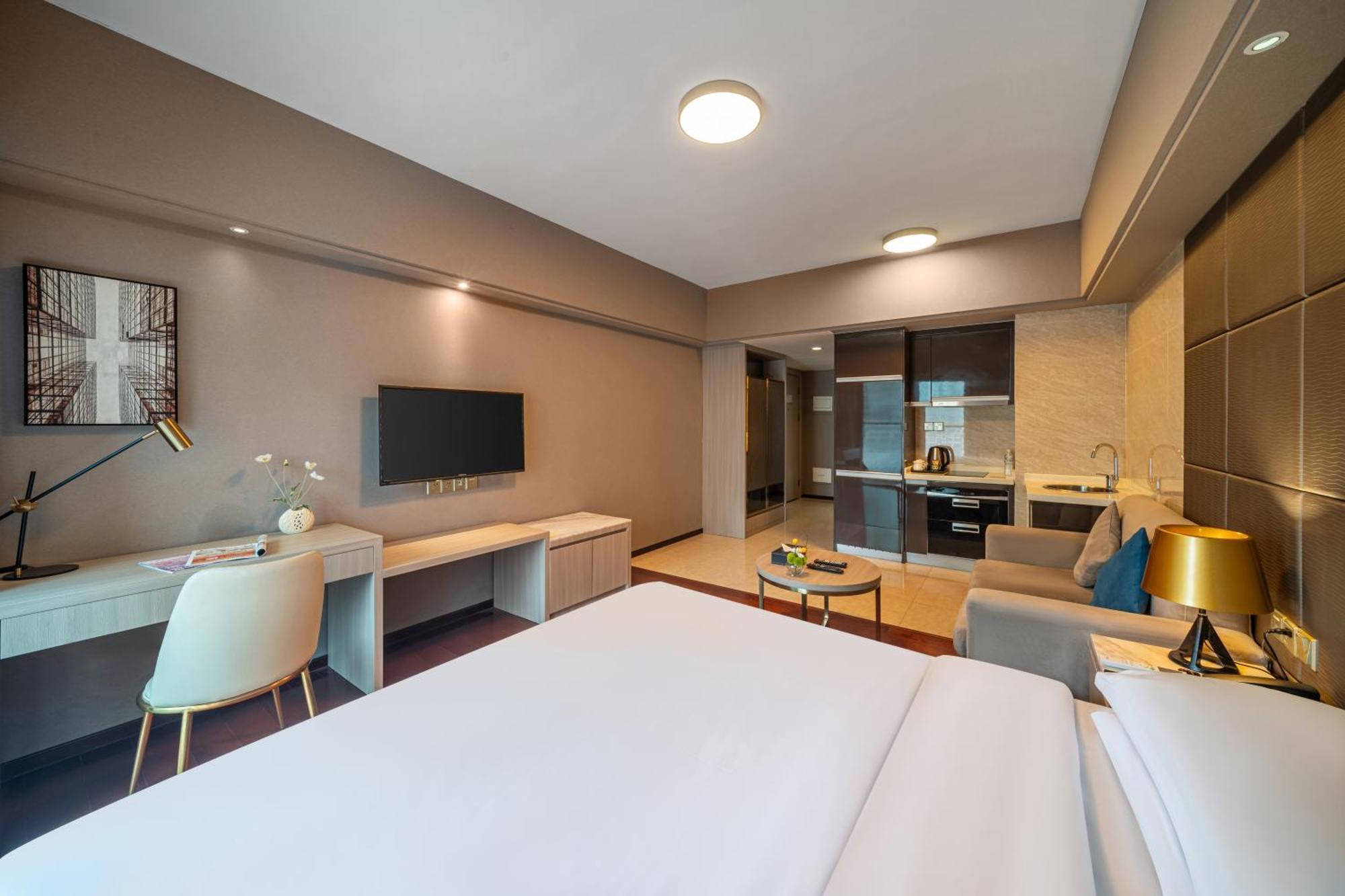 Foshan Poltton International Serviced Apartment-Canton Fair Free Shuttle Bus Buitenkant foto