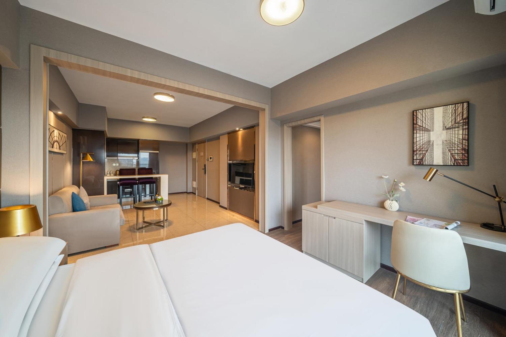 Foshan Poltton International Serviced Apartment-Canton Fair Free Shuttle Bus Buitenkant foto